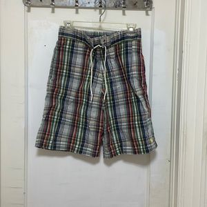 Polo by Ralph Lauren Blue Plaid Swim Shorts